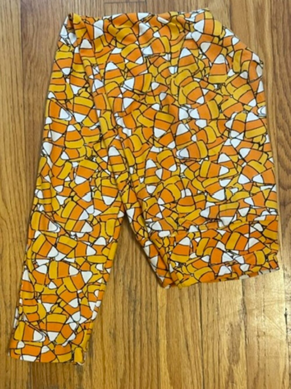 LULAROE Candy Corn print Leggings Fall Halloween OS